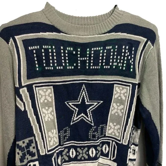 Dallas cowboys light up sweater sale